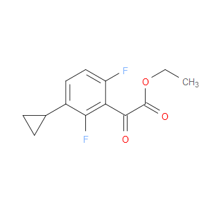 ethyl 2-(3-cyclopropyl-2,6-difluorophenyl)-2-oxoacetate