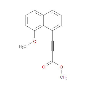 Methyl 3-(8-methoxy-1-naphthalenyl)-2-propynoate