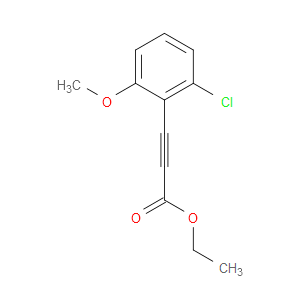 Ethyl 3-(2-chloro-6-methoxyphenyl)-2-propynoate