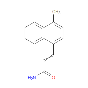 3-(4-Methyl-1-naphthalenyl)-2-propenamide