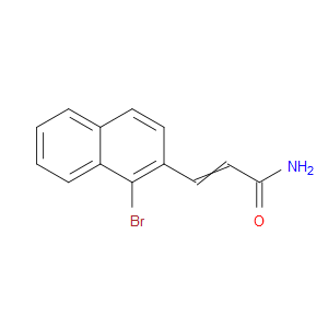 3-(1-Bromo-2-naphthalenyl)-2-propenamide