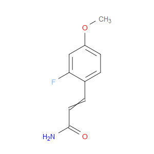 3-(2-Fluoro-4-methoxyphenyl)-2-propenamide