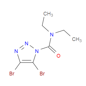1H-1,2,3-Triazole-1-carboxamide, 4,5-dibromo-N,N-diethyl-