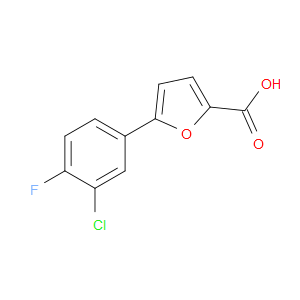 5-(3-Chloro-4-fluorophenyl)-2-furancarboxylic acid