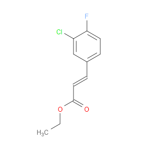 Ethyl (2E)-3-(3-chloro-4-fluorophenyl)-2-propenoate