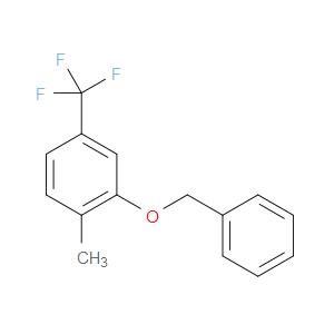 2-(benzyloxy)-1-methyl-4-(trifluoromethyl)benzene