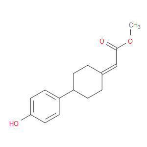 methyl 2-(4-(4-hydroxyphenyl)cyclohexylidene)acetate