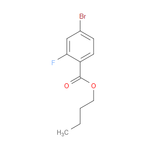 Benzoic acid, 4-bromo-2-fluoro-, butyl ester