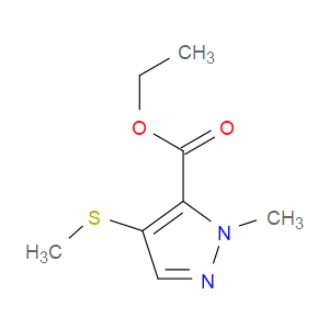 ethyl 1-methyl-4-(methylthio)-1H-pyrazole-5-carboxylate