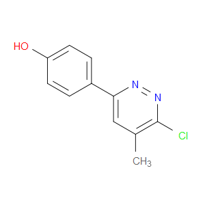 4-(6-Chloro-5-methyl-3-pyridazinyl)phenol