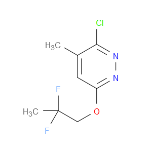 Pyridazine, 3-chloro-6-(2,2-difluoropropoxy)-4-methyl-