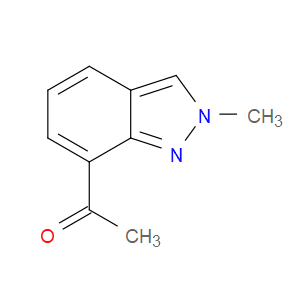 Ethanone, 1-(2-methyl-2H-indazol-7-yl)-