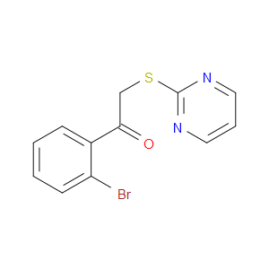 Ethanone, 1-(2-bromophenyl)-2-(2-pyrimidinylthio)-