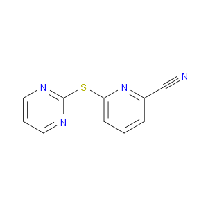 6-(2-Pyrimidinylthio)-2-pyridinecarbonitrile