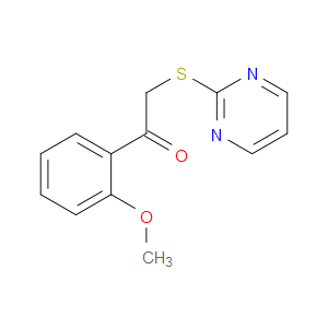 1-(2-Methoxyphenyl)-2-(2-pyrimidinylthio)ethanone