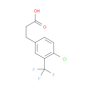 4-Chloro-3-(trifluoromethyl)benzenepropanoic acid