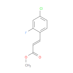 Methyl (2E)-3-(4-chloro-2-fluorophenyl)-2-propenoate