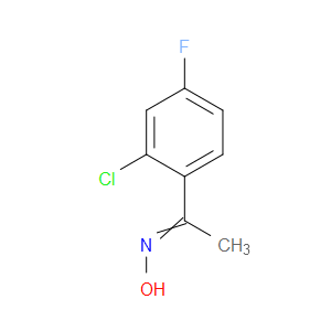 Ethanone, 1-(2-chloro-4-fluorophenyl)-, oxime