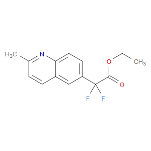 Ethyl α,α-difluoro-2-methyl-6-quinolineacetate