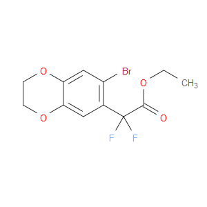 Ethyl 7-bromo-α,α-difluoro-2,3-dihydro-1,4-benzodioxin-6-acetate