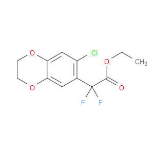 Ethyl 7-chloro-α,α-difluoro-2,3-dihydro-1,4-benzodioxin-6-acetate