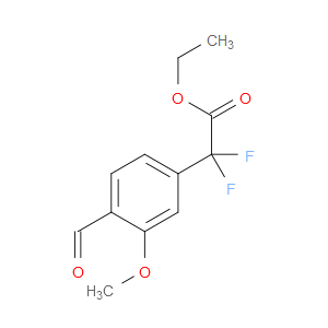 Ethyl α,α-difluoro-4-formyl-3-methoxybenzeneacetate