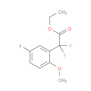 Ethyl α,α-difluoro-5-iodo-2-methoxybenzeneacetate