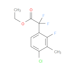Ethyl 4-chloro-α,α,2-trifluoro-3-methylbenzeneacetate