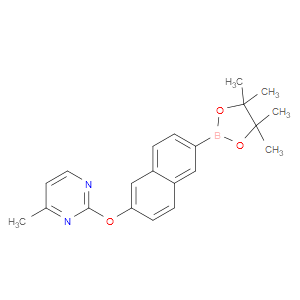 Pyrimidine, 4-methyl-2-[[6-(4,4,5,5-tetramethyl-1,3,2-dioxaborolan-2-yl)-2-na...