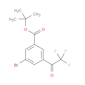 Tert-butyl 3-bromo-5-(2,2,2-trifluoroacetyl)benzoate