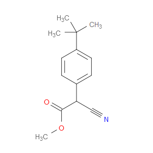 Methyl α-cyano-4-(1,1-dimethylethyl)benzeneacetate