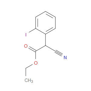 Ethyl α-cyano-2-iodobenzeneacetate