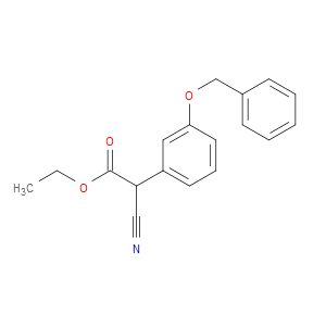 Ethyl α-cyano-3-(phenylmethoxy)benzeneacetate