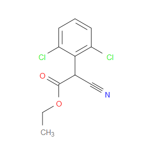Ethyl 2,6-dichloro-α-cyanobenzeneacetate