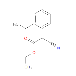 Benzeneacetic acid, α-cyano-2-ethyl-, ethyl ester