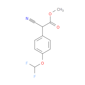 Methyl α-cyano-4-(difluoromethoxy)benzeneacetate