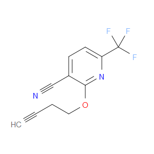 2-(3-Butyn-1-yloxy)-6-(trifluoromethyl)-3-pyridinecarbonitrile