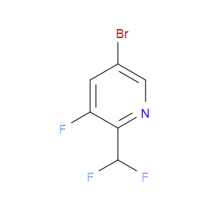 Pyridine, 5-bromo-2-(difluoromethyl)-3-fluoro-