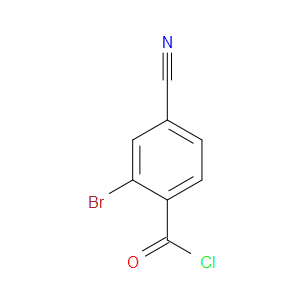 Benzoyl chloride, 2-bromo-4-cyano-