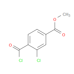 Benzoic acid, 3-chloro-4-(chlorocarbonyl)-, methyl ester