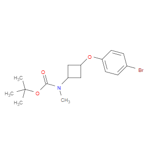 tert-butyl (3-(4-bromophenoxy)cyclobutyl)(methyl)carbamate