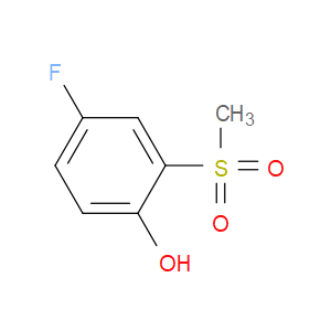 4-fluoro-2-(methylsulfonyl)phenol
