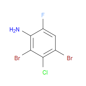 2,4-Dibromo-3-chloro-6-fluorobenzenamine