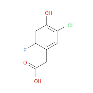 5-Chloro-2-fluoro-4-hydroxybenzeneacetic acid