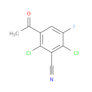 3-Acetyl-2,6-dichloro-5-fluorobenzonitrile