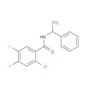 2-Chloro-4,5-difluoro-N-(1-phenylethyl)benzamide