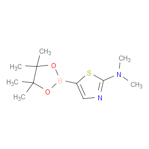 N,N-Dimethyl-5-(4,4,5,5-tetramethyl-1,3,2-dioxaborolan-2-yl)-2-thiazolamine