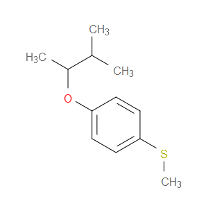 methyl(4-((3-methylbutan-2-yl)oxy)phenyl)sulfane