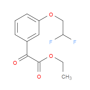 ethyl 2-(3-(2,2-difluoroethoxy)phenyl)-2-oxoacetate