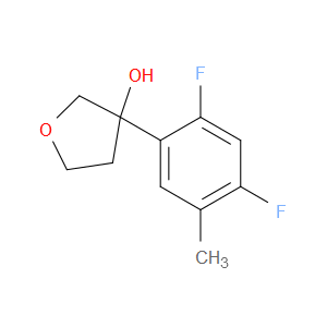 3-(2,4-Difluoro-5-methylphenyl)tetrahydro-3-furanol